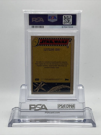 2022 Topps Star Wars Living Set Passel Argente Card #292 PSA 10 Gem Mint