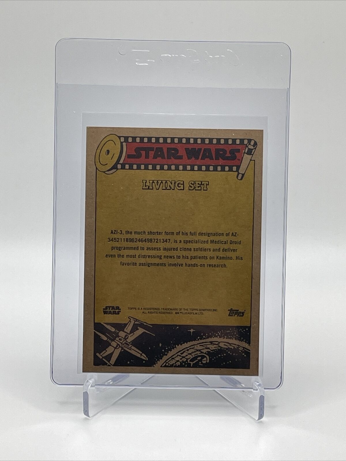 2022 Topps Star Wars Living Set AZI-3 Card #348 Mint FREE SHIPPING
