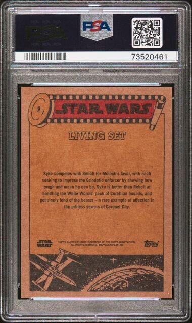 2023 Topps Star Wars Living Set Syke Card #378 PSA 10 Gem Mint