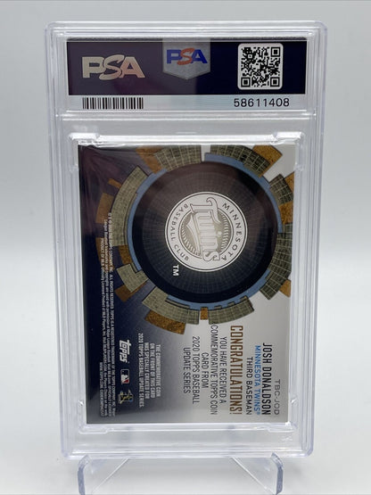 2020 Topps Update Coin Cards Relics Josh Donaldson Card #TBCJOD PSA 10