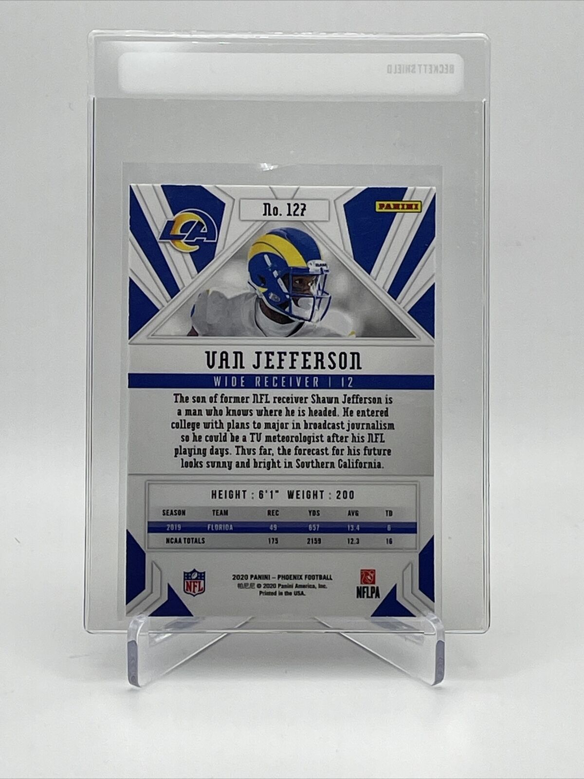 2020 Panini Phoenix FIRE BURST Van Jefferson Rookie #127 Mint FREE SHIPPING