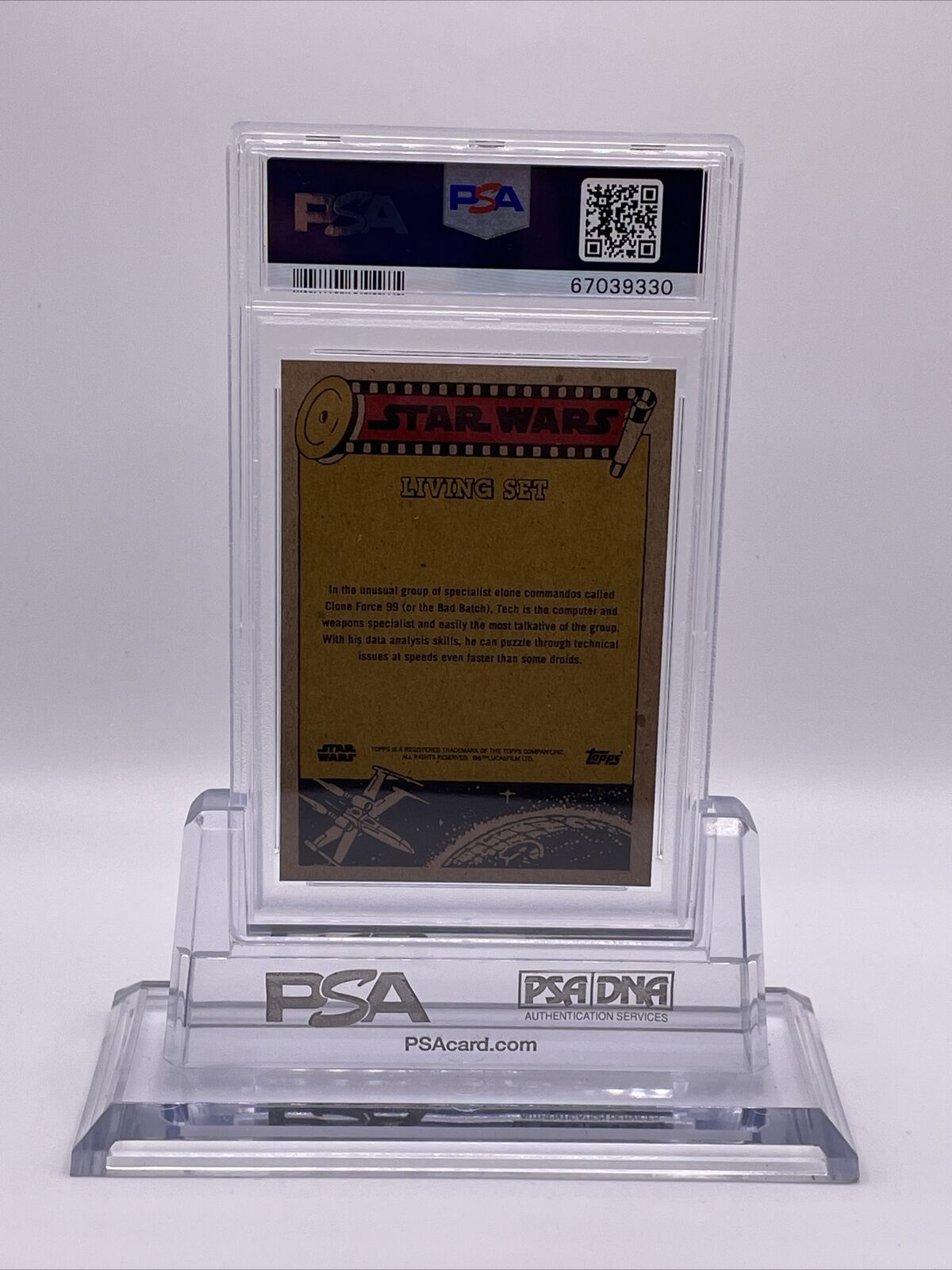 2021 Topps Star Wars Living Set Tech Card #252 PSA 10 Gem Mint