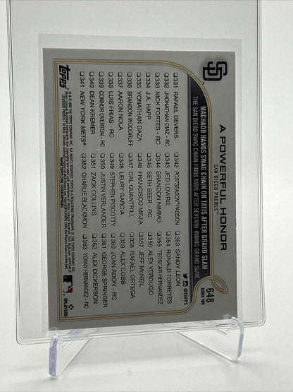 2022 Topps A Powerful Honor Fernando Tatis Baseball Card #648 Mint FREE SHIPPING