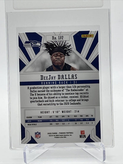 2020 Panini Phoenix FIRE BURST DeeJay Dallas Rookie #172 Mint FREE SHIPPING