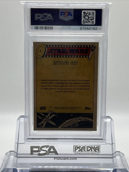 2021 Topps Star Wars Living Set Imperial Juggernaut Driver Card #228 PSA 10 Gem
