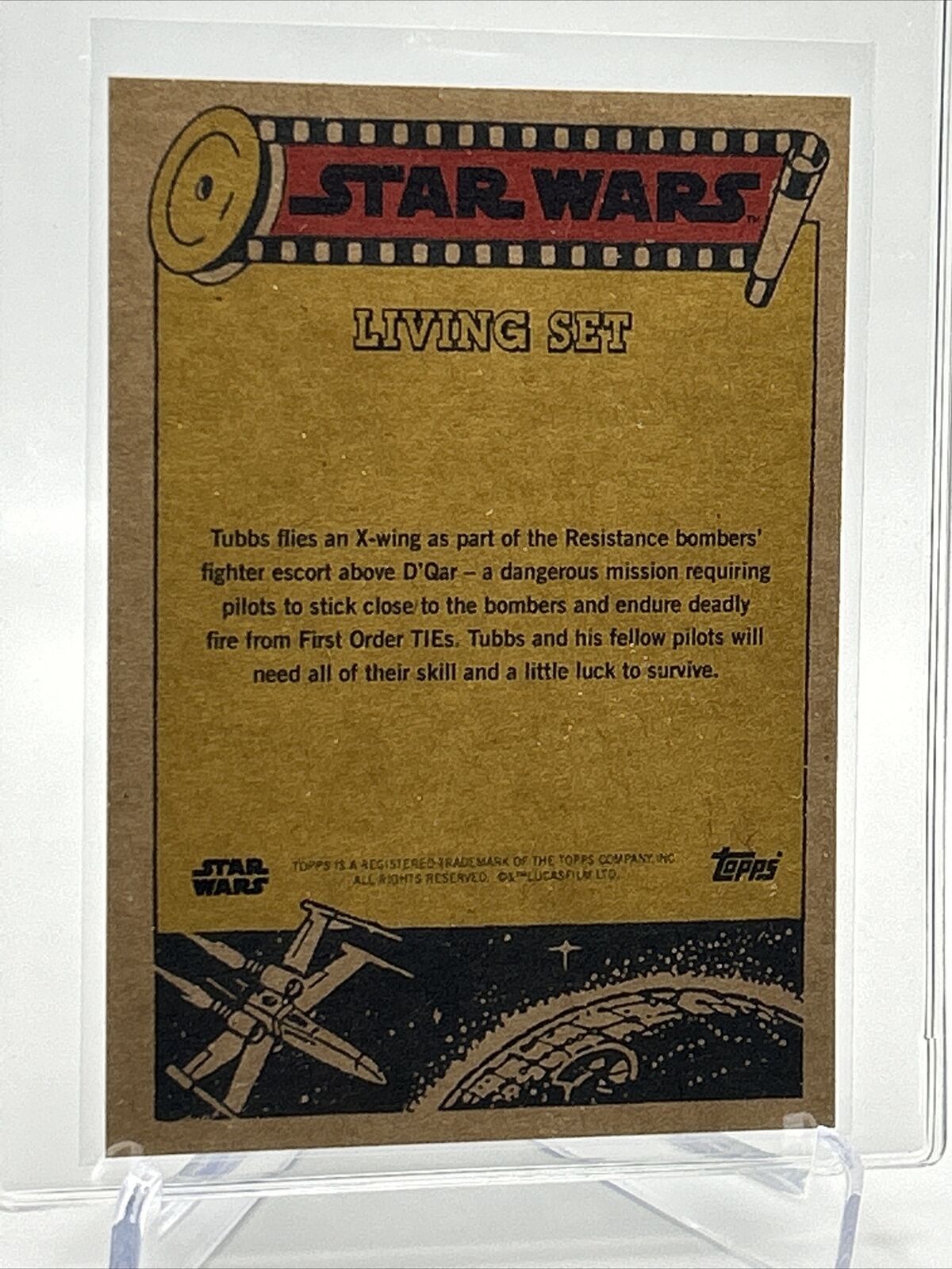 2023 Topps Star Wars Living Set Jaycris Tubbs Card #375 Mint FREE SHIPPING