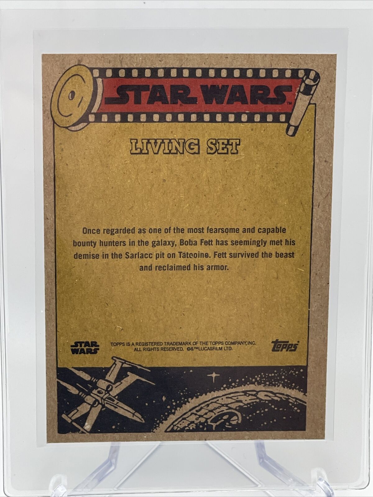2022 Topps Star Wars Living Set Boba Fett Card #281 Mint FREE SHIPPING