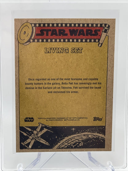 2022 Topps Star Wars Living Set Boba Fett Card #281 Mint FREE SHIPPING