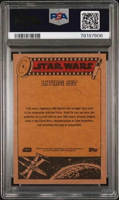 2023 Topps Star Wars Living Set YODA Card #397 PSA 10 Gem Mint