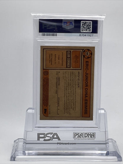 2022 Topps UEFA Living Set Eric-Junior Dina-Ebimbe Card #480 PSA 9 Mint