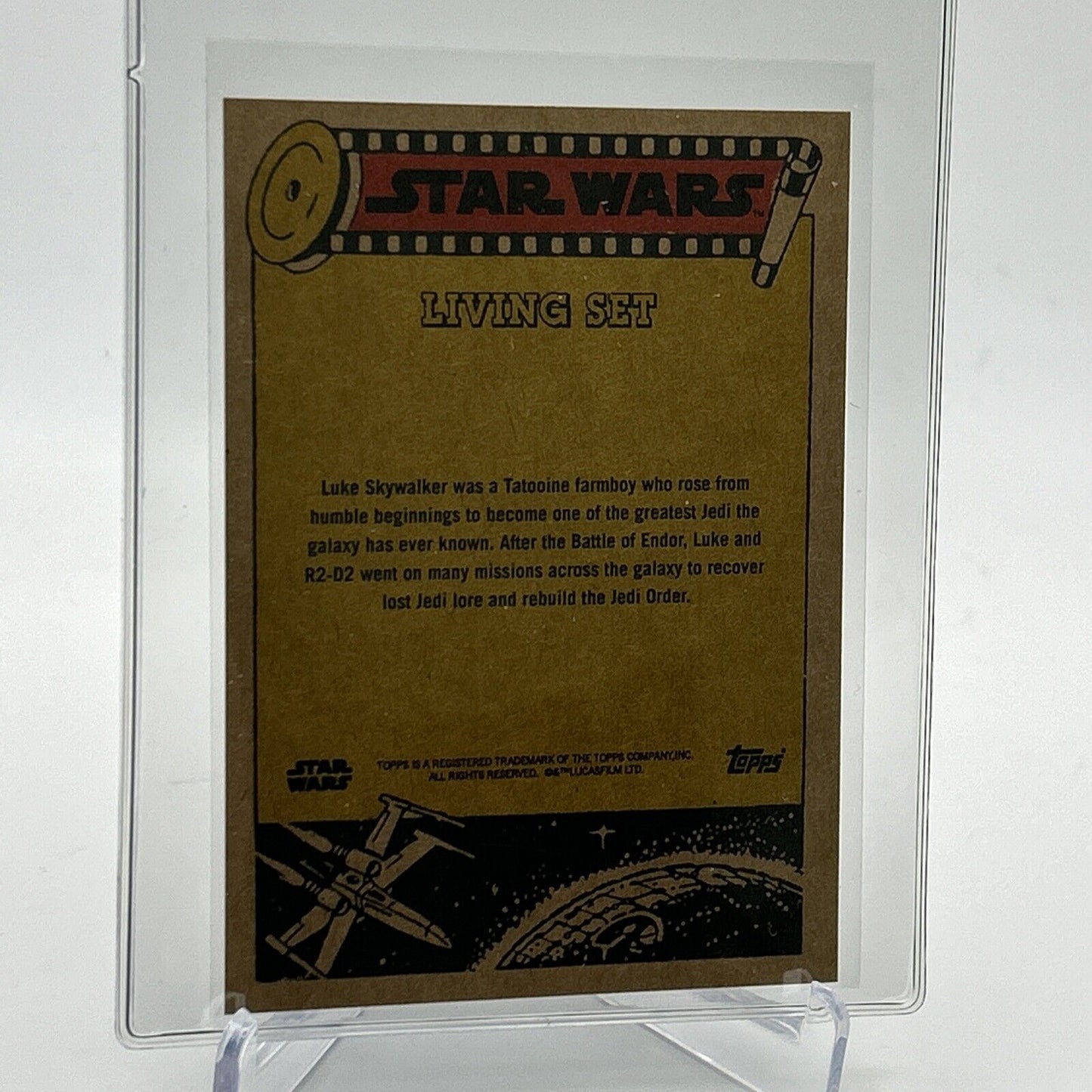 2023 Topps Star Wars Living Set Luke Skywalker Card #392 Mint FREE SHIPPING