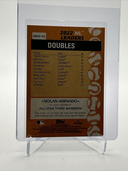 2023 Topps 1988 Topps All-Star 35th Nolan Arenado Card #88AS-43 FREE SHIPPING