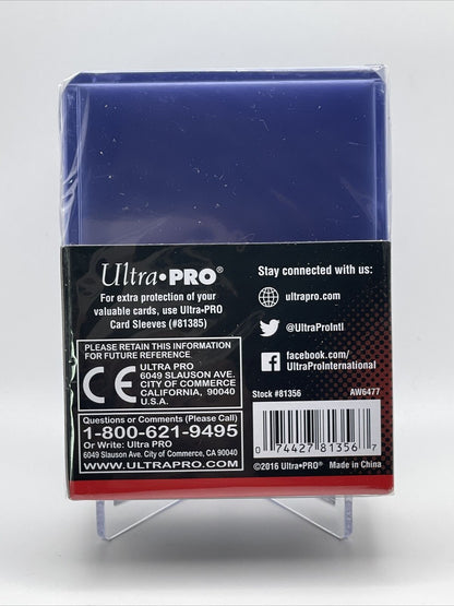 Ultra Pro 3X4 WHITE Rookie 35pt Toploaders 1 Pack of 25 for Standard Sized Cards