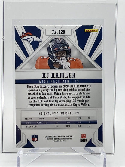 2020 Panini Phoenix FIRE BURST KJ Hamler Rookie Card #120 Mint FREE SHIPPING