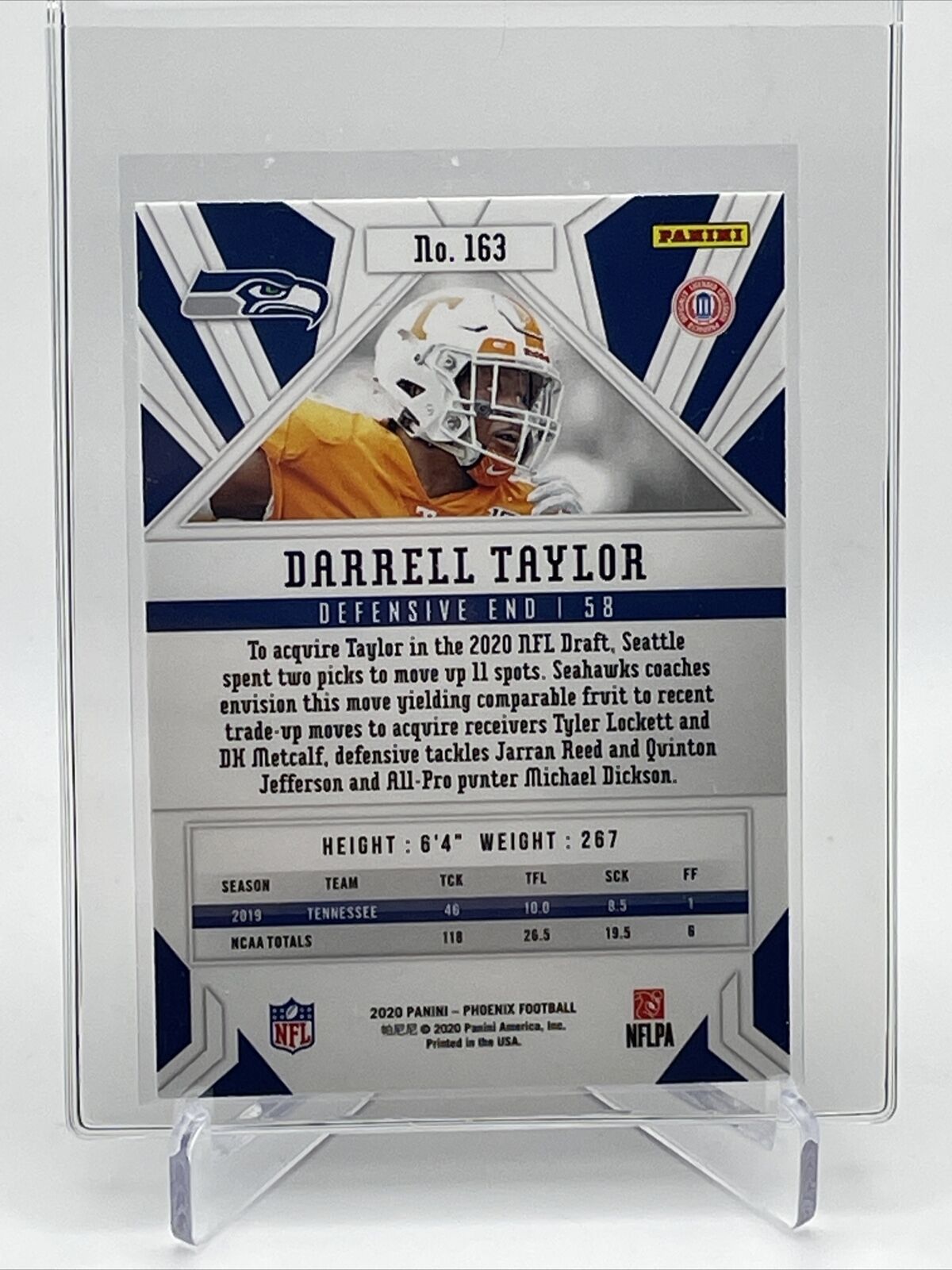 2020 Panini Phoenix FIRE BURST Darrell Taylor Rookie #163 Mint FREE SHIPPING