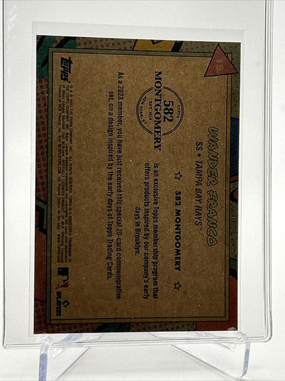 2023 Topps 582 Montgomery Club Set Wander Franco Card #19 FREE SHIPPING