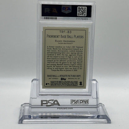 2020 Topps Turkey Red CHROME Randy Arozarena Rookie Baseball Card #TRC83 PSA 10