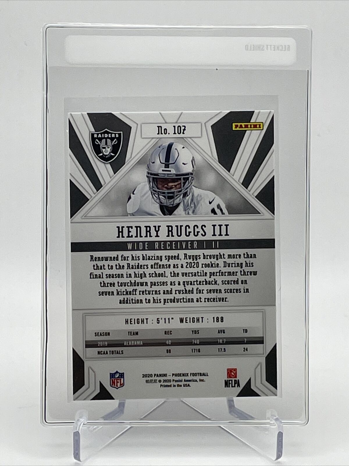 2020 Panini Phoenix FIRE BURST Henry Ruggs III Rookie #107 Mint FREE SHIPPING