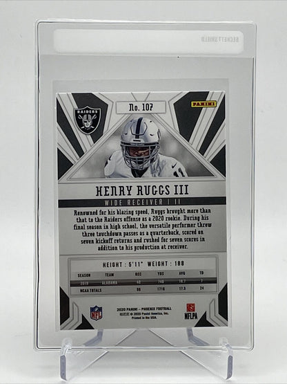 2020 Panini Phoenix FIRE BURST Henry Ruggs III Rookie #107 Mint FREE SHIPPING