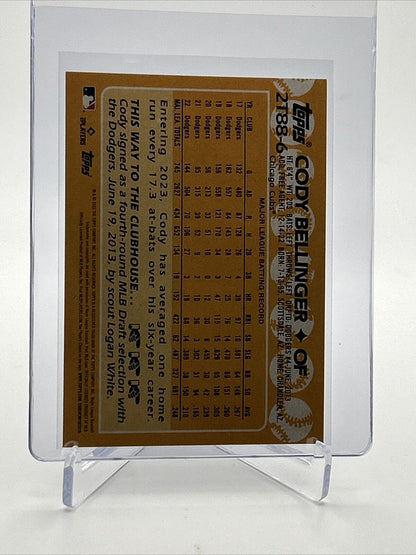 2023 Topps 1988 Topps 35th Cody Bellinger Baseball Card #2T88-6 FREE SHIPPING