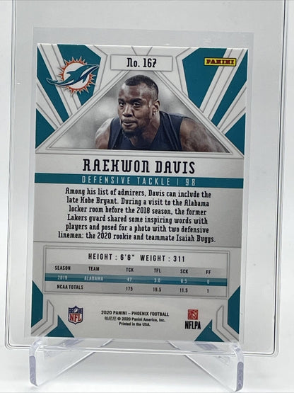 2020 Panini Phoenix FIRE BURST Raekwon Davis Rookie #167 Mint FREE SHIPPING