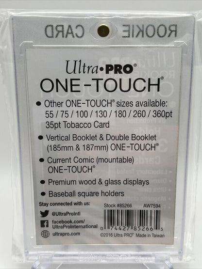 Ultra Pro One-Touch Magnetic Card Holder 35pt Point ROOKIE CARD - Lot of 5