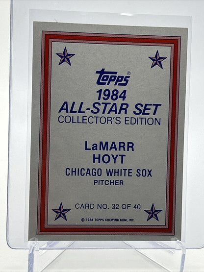 1984 Topps All-Star Set LaMarr Hoyt Baseball Card #32 Mint FREE SHIPPING