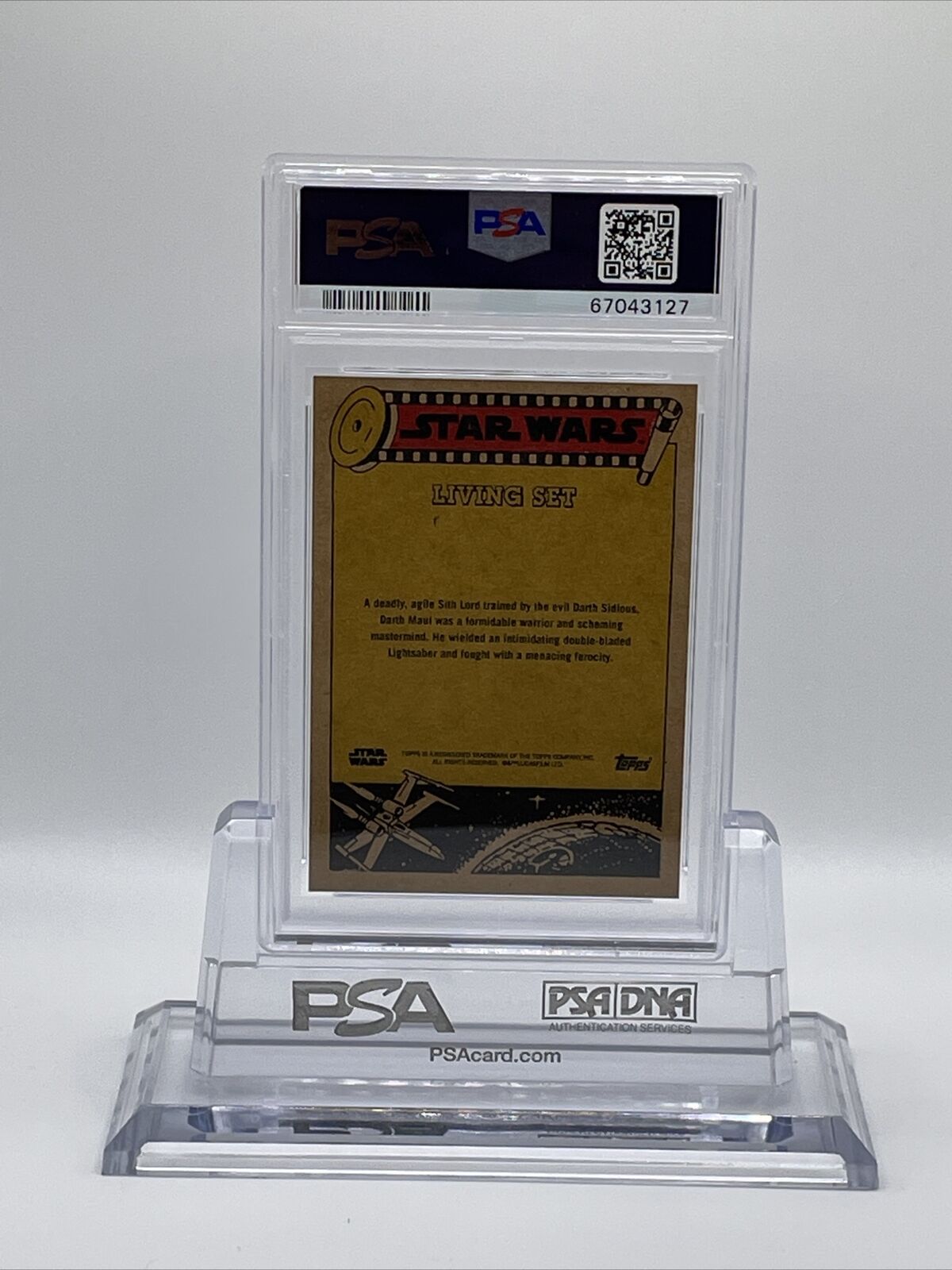 2022 Topps Star Wars Living Set Darth Maul Card #308 PSA 10 Gem Mint