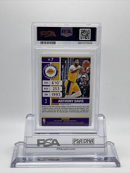 2019 Panini Contenders Anthony Davis Basketball Card #7 PSA 10