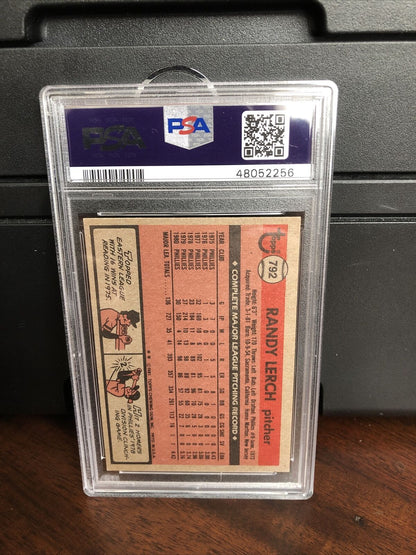 1981 Topps Traded Randy Lerch Baseball Card #792 Autograph PSA/DNA Authentic