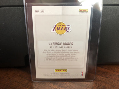 2019-20 Panini Instant LeBron James Basketball Card #26 NM-Mint FREE SHIPPING
