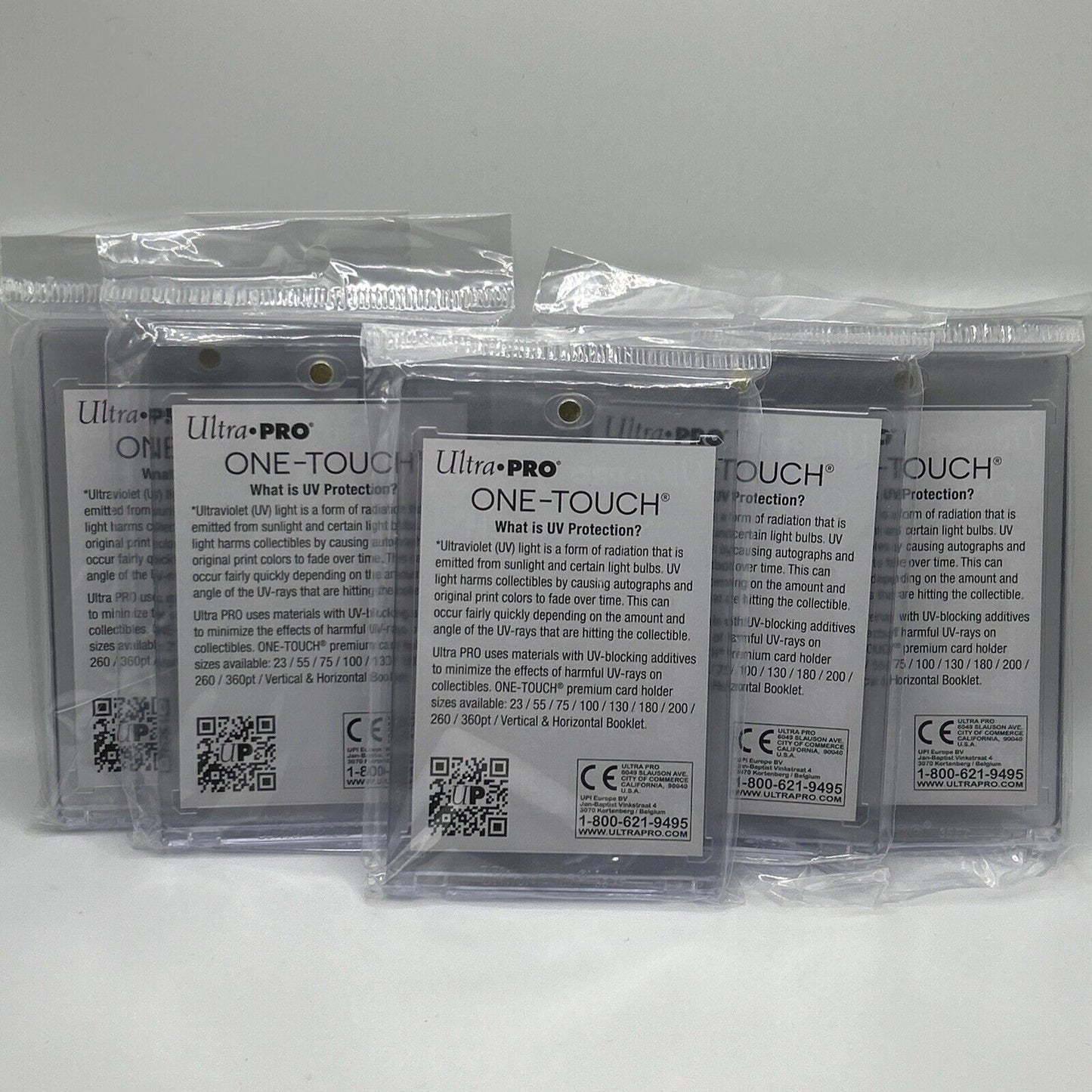 Ultra Pro One-Touch Magnetic Card Holder 35pt Point - Lot of 5