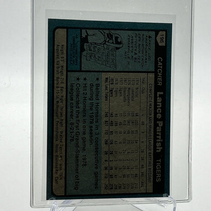 1980 Topps Lance Parrish Baseball Card #196 NM-Mint FREE SHIPPING