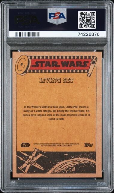 2023 Topps Star Wars Living Set Lortha Peel Card #391 PSA 10 Gem Mint