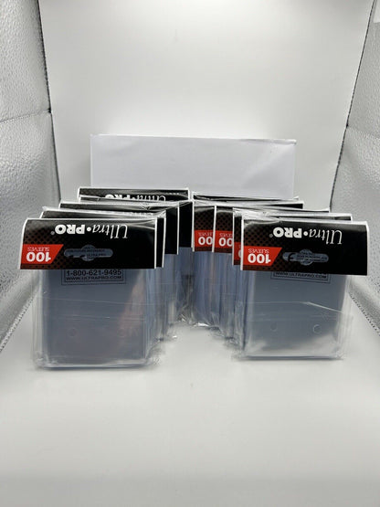 Ultra Pro PREMIUM Soft Sleeves 10 Packs of 100 for Standard Cards, 1000 total