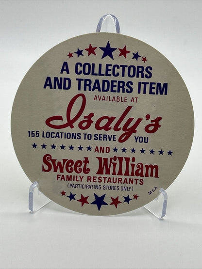 1976 Isaly's Sweet William Disc Mickey Lolich Baseball Card NM-MT FREE SHIPPING