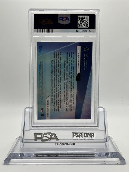 2020 Topps X Steve Aoki Lucas Giolito Baseball Card #58 PSA 9