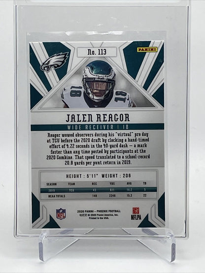 2020 Panini Phoenix FIRE BURST Jalen Reagor Rookie Card #113 Mint FREE SHIPPING