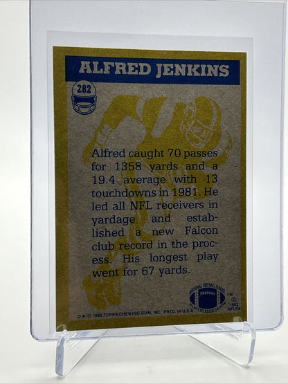 1982 Topps Alfred Jenkins Football Card #282 NM-MT FREE SHIPPING