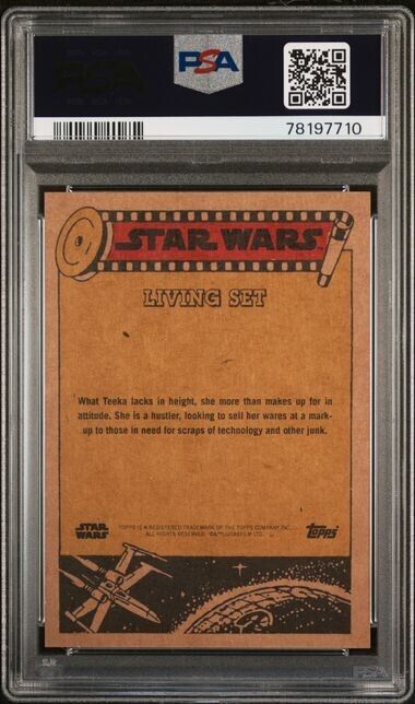 2023 Topps Star Wars Living Set Teeka Card #405 PSA 10 Gem Mint