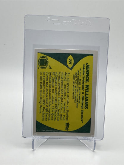 1989 Topps Traded Jerrol Williams Rookie Card #22T NM-Mint FREE SHIPPING