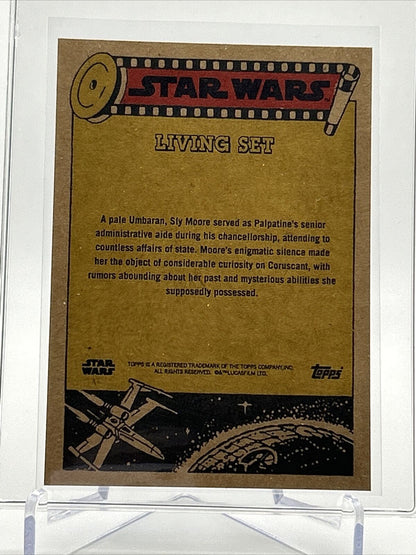 2022 Topps Star Wars Living Set Sly Moore Card #366 Mint FREE SHIPPING