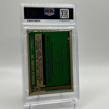 2022 Topps Transcendent VIP Party Ronald Acuna Jr. Card #1976 PSA 10 35/95