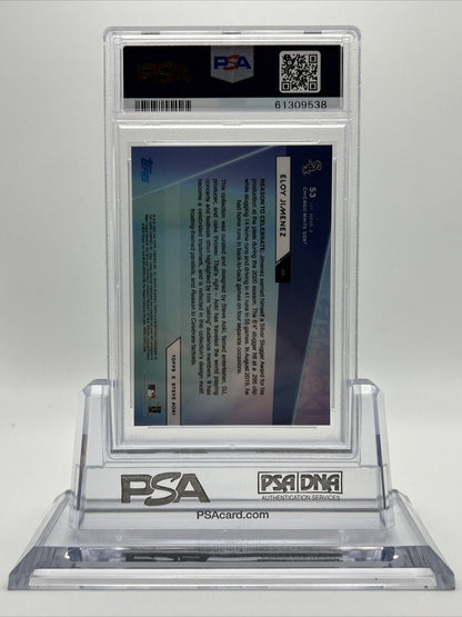 2020 Topps X Steve Aoki Eloy Jimenez Baseball Card #53 PSA 10