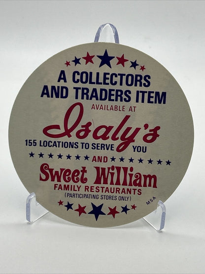 1976 Isaly's Sweet William Disc Carlos May Baseball Card NM-MT FREE SHIPPING