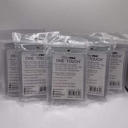 Ultra Pro One-Touch Thick Card 200pt Point Magnetic Card Holder - Lot of 5