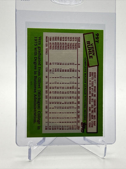 1985 Topps Traded Vern Ruhle Baseball Card #99T NM-MT FREE SHIPPING