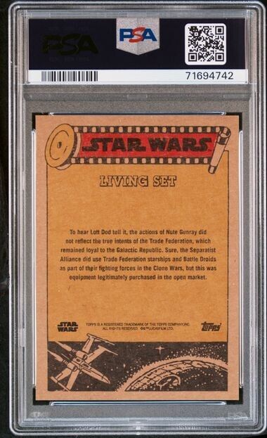 2022 Topps Star Wars Living Set Lott Dod Card #359 PSA 10 Gem Mint