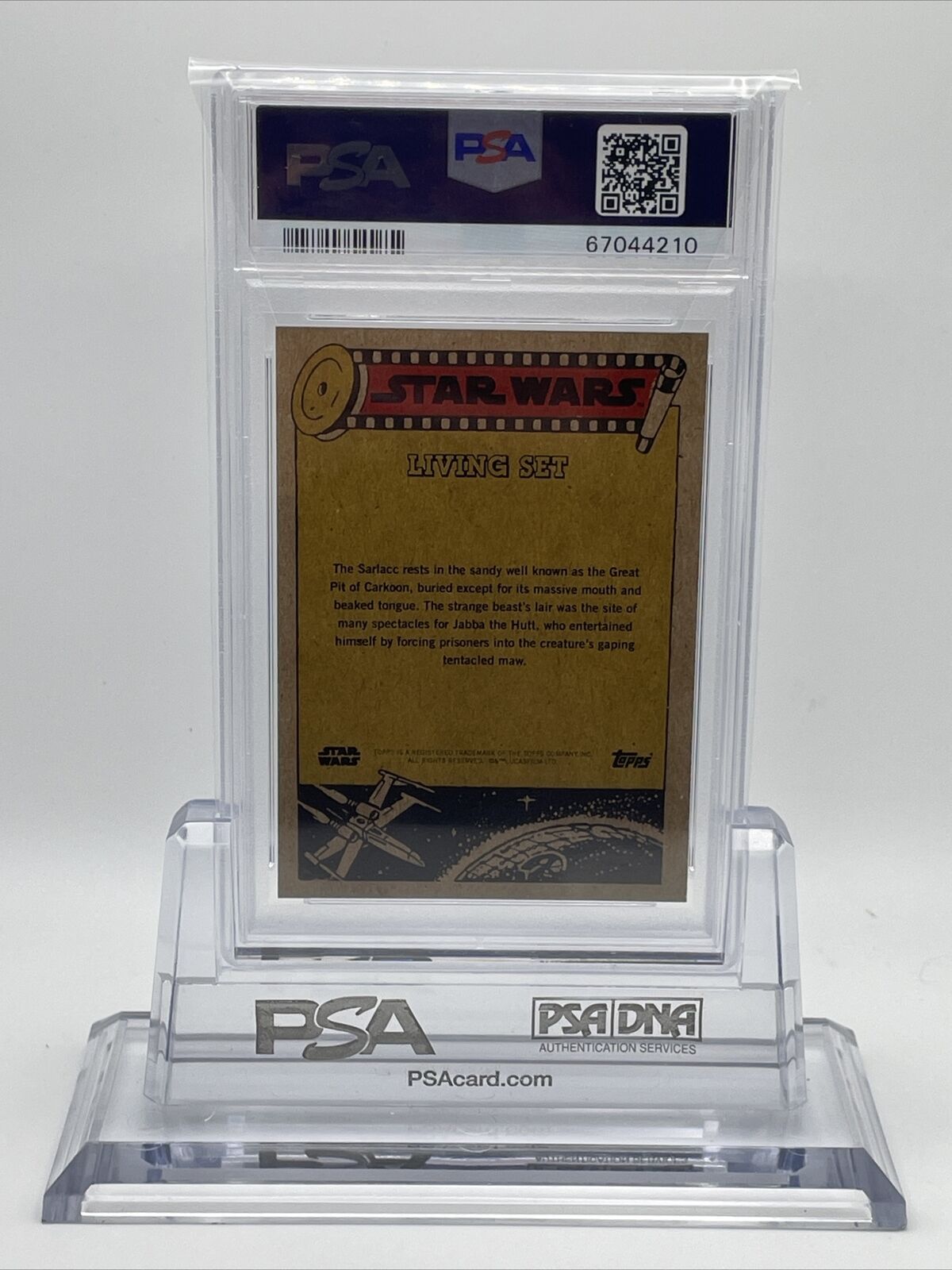2021 Topps Star Wars Living Set Sarlacc Card #220 PSA 10 Gem Mint