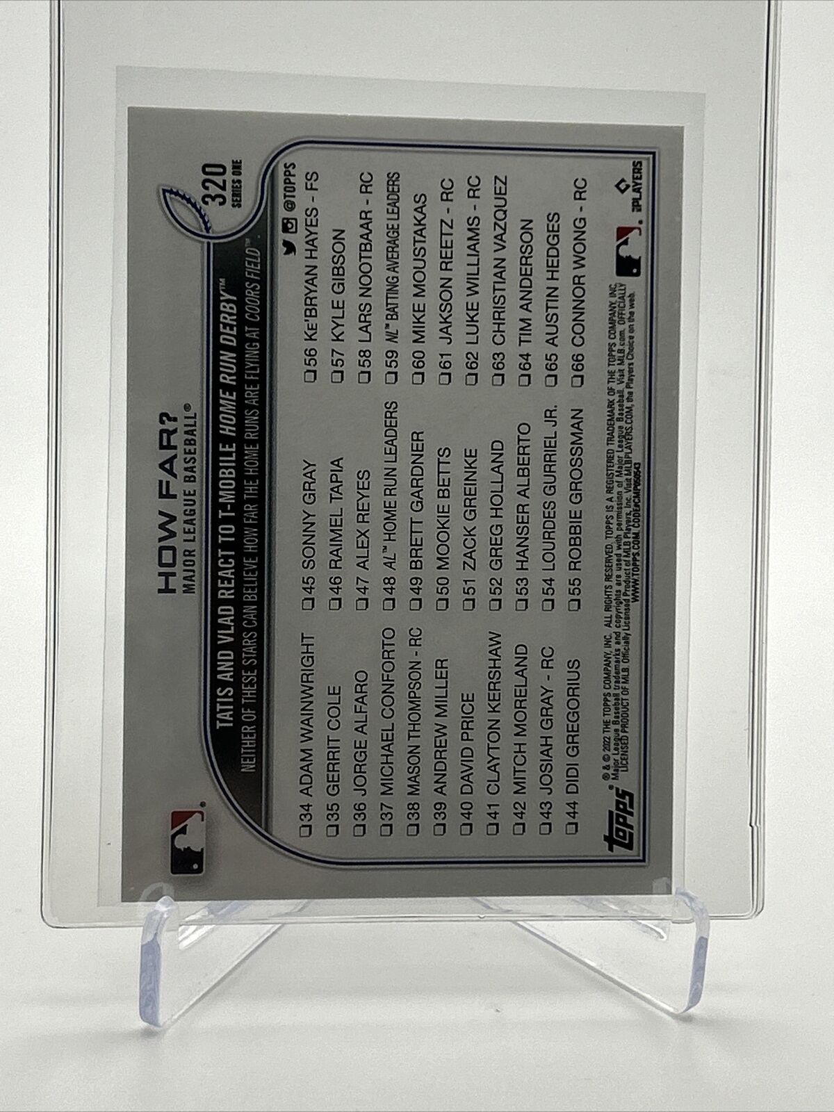 2022 Topps How Far? Fernando Tatis Jr. Baseball Card #320 Mint FREE SHIPPING